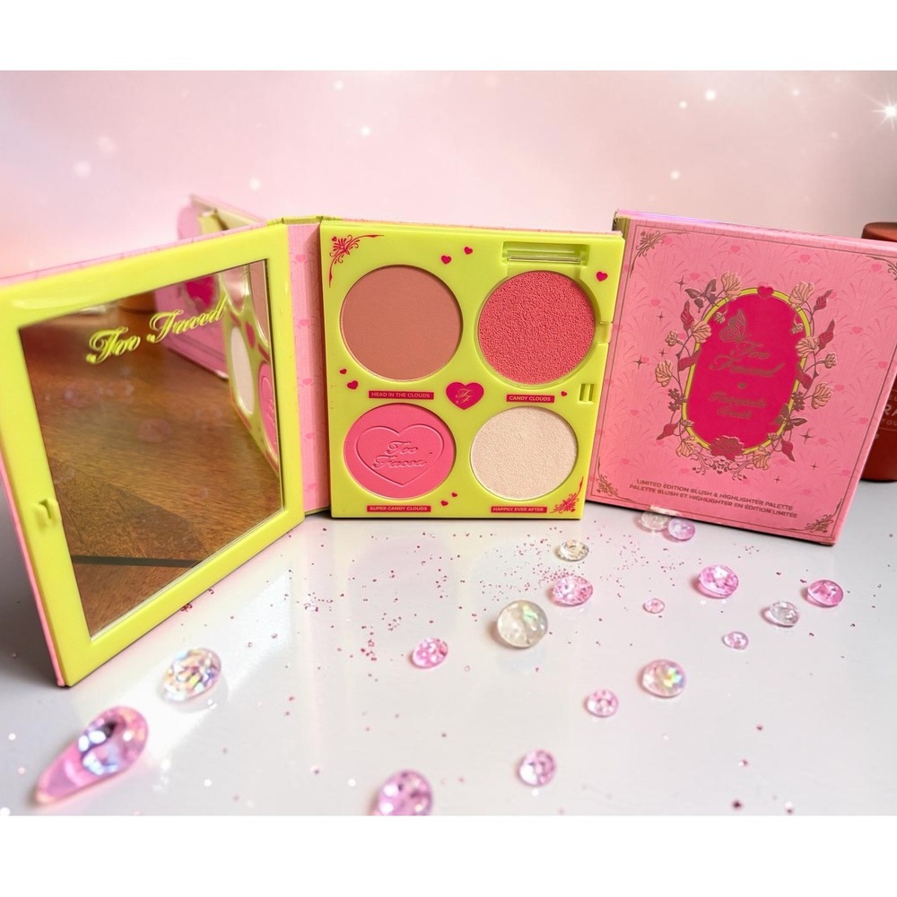 Too Faced - Fairytale Crush Limited Edition Blush & Highlighter Palette - *NIB*